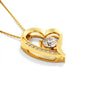 Eternal Grace of Love - Heart Pendant Necklace - Gift for her