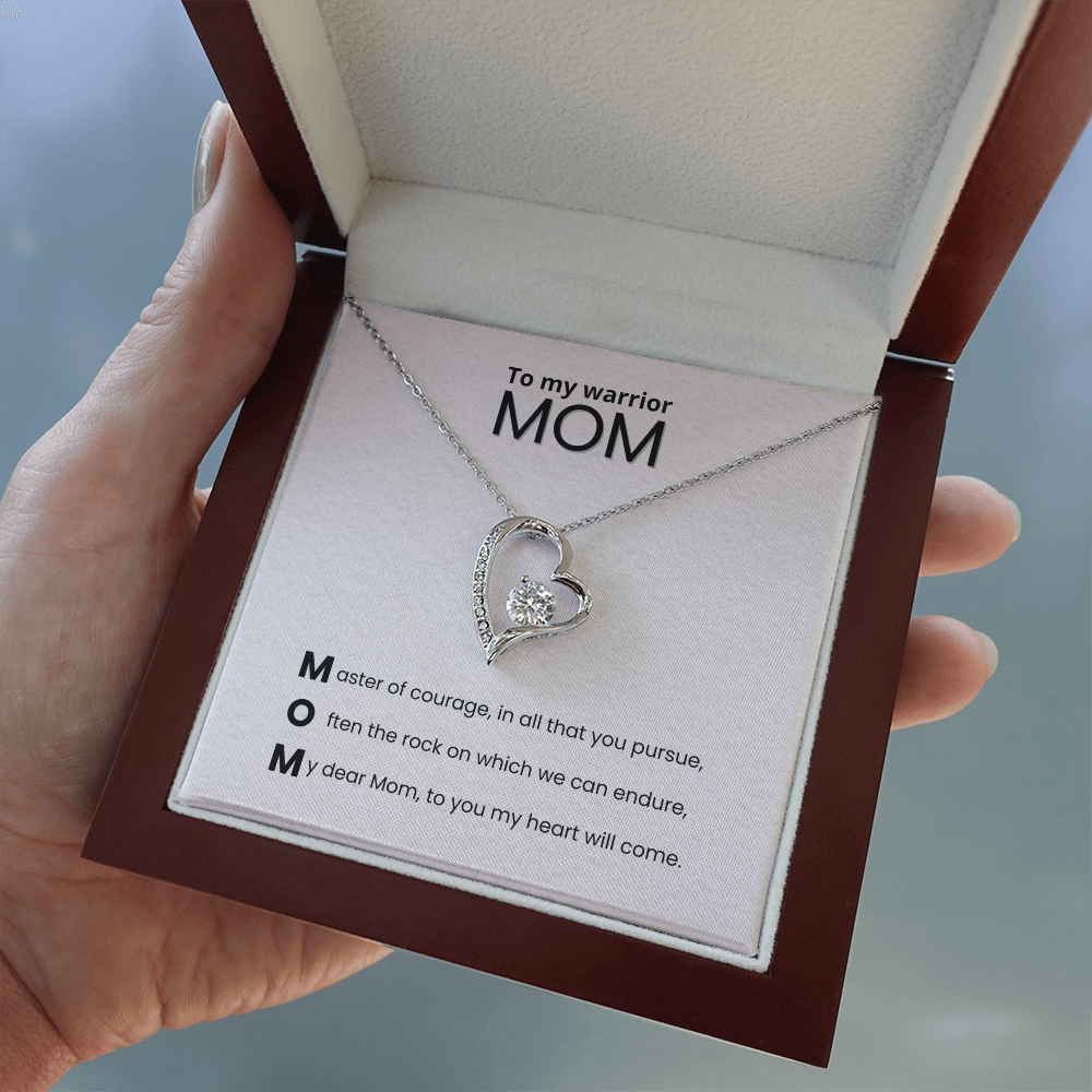 MOM acrostic necklace