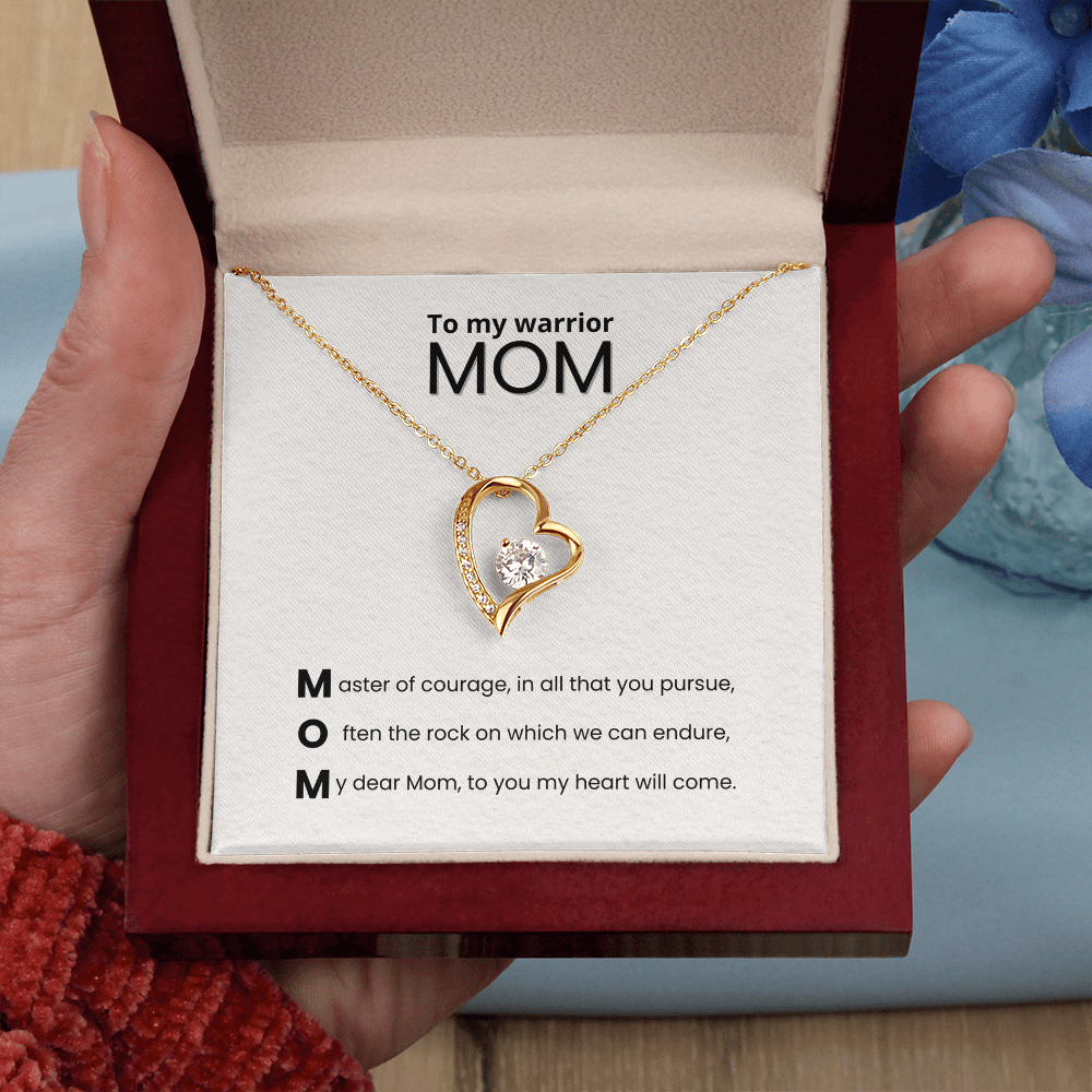MOM acrostic necklace