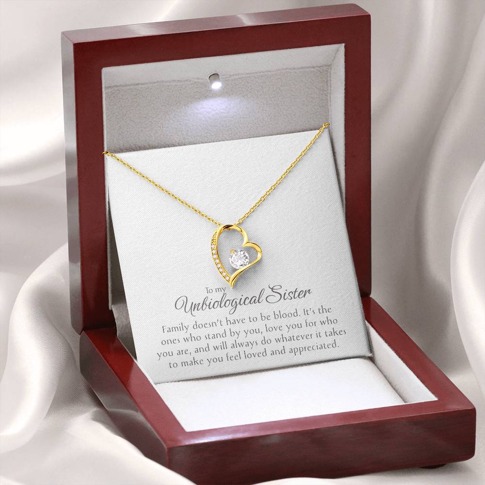To my Unbiological Sister Necklace