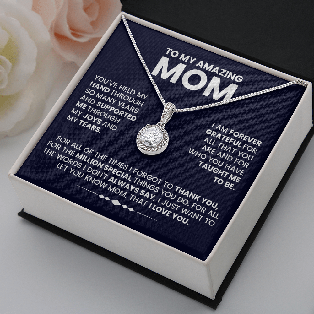 Special Message for Mom, "Held My Hand Through the Years," Inspirational Poem Gift