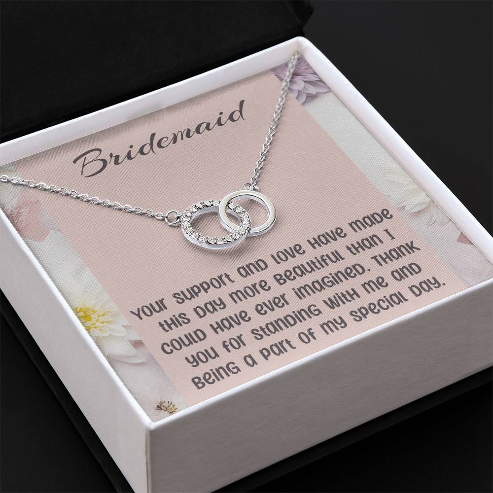 Bridesmaid Necklace - Wedding Pendant - Friendship Gift