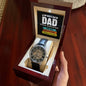 "Elegant Men's Openwork Watch - The Perfect Father's Day Gift"