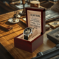 Father's Day Gift for Son from Mom - Openwork Watch with Sentimental Message Card