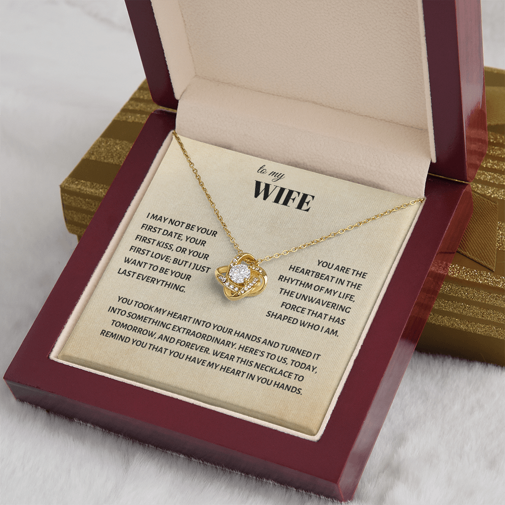 I may not be your first date to my wife