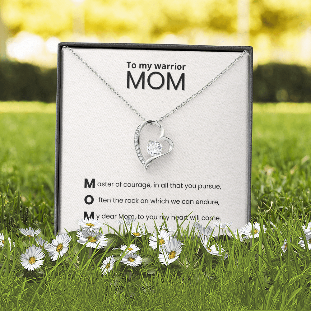 MOM acrostic necklace