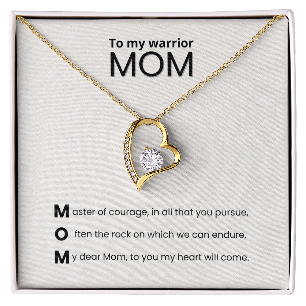 MOM acrostic necklace