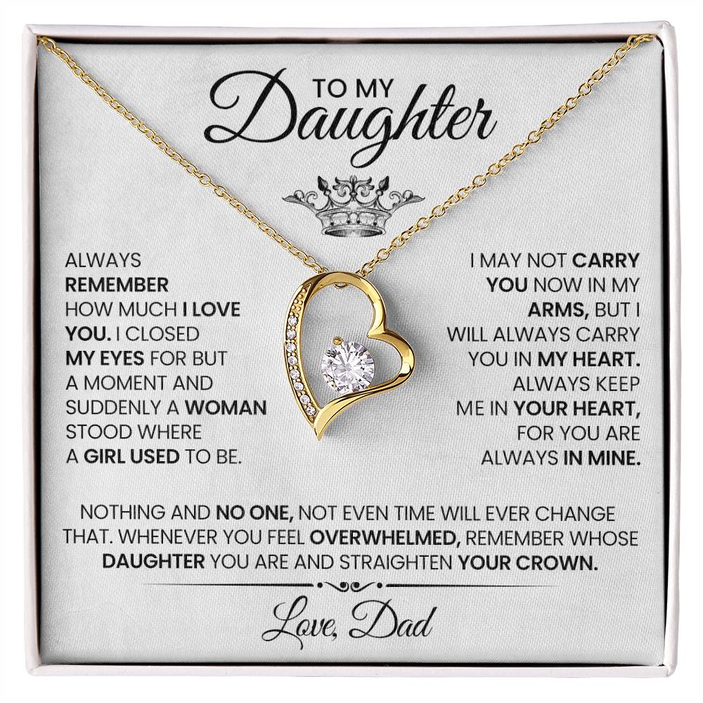 To My Daughter Necklace from Dad ⭐⭐⭐⭐⭐