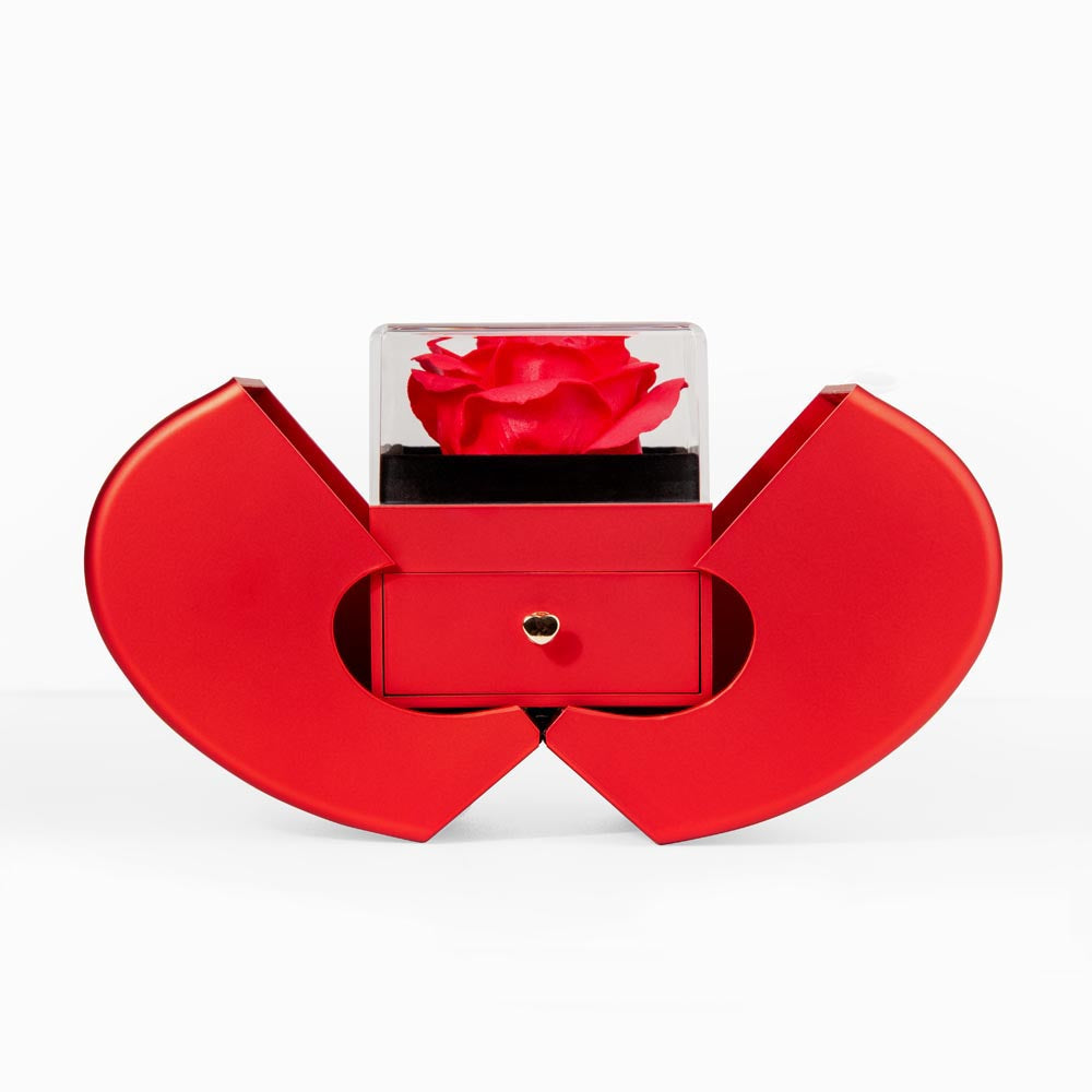 Heart shaped gift box - to my wife - i may not be your first kiss