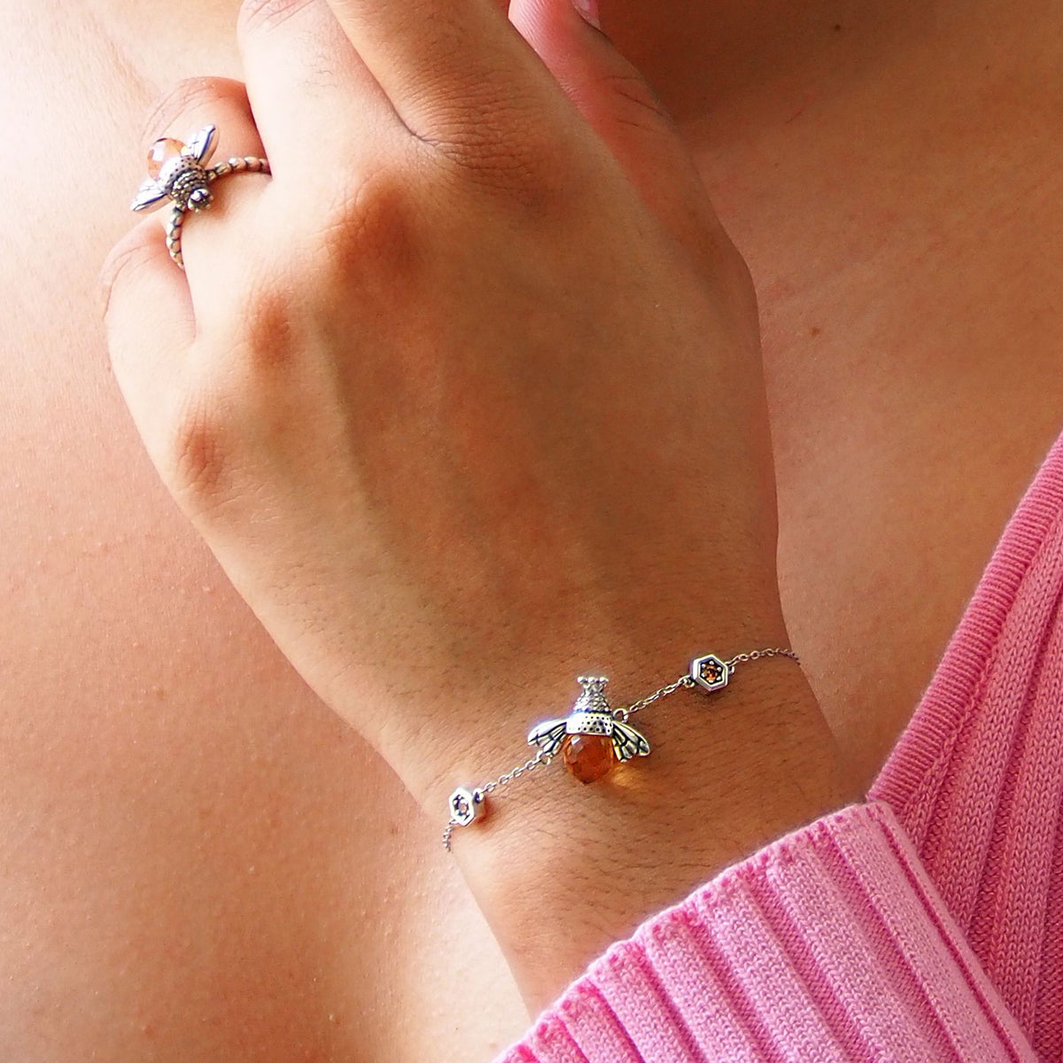 Unlocked 65% OFF - Queen Bee Jewelry Set – Elegant Bee Necklace, Bracelet and Earrings (RING NOT INCLUDED)