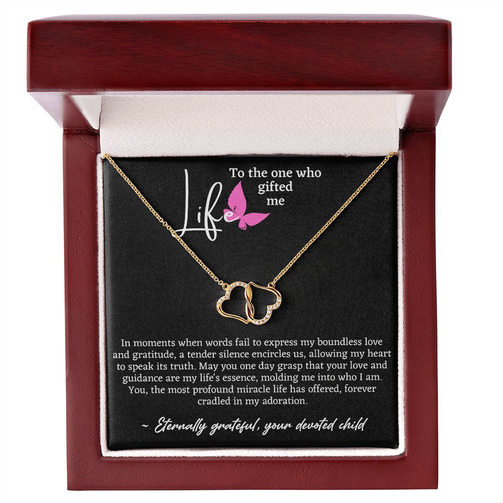 Everlasting Love Diamond Hearts Necklace