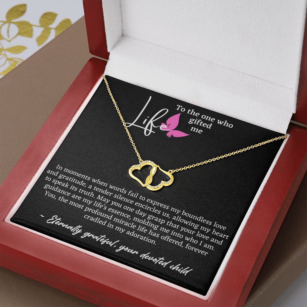 Everlasting Love Diamond Hearts Necklace