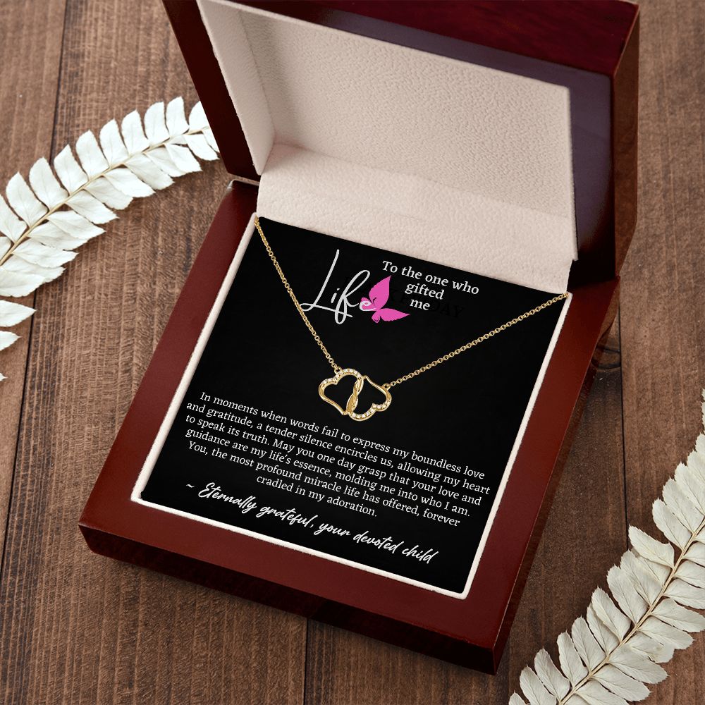 Everlasting Love Diamond Hearts Necklace