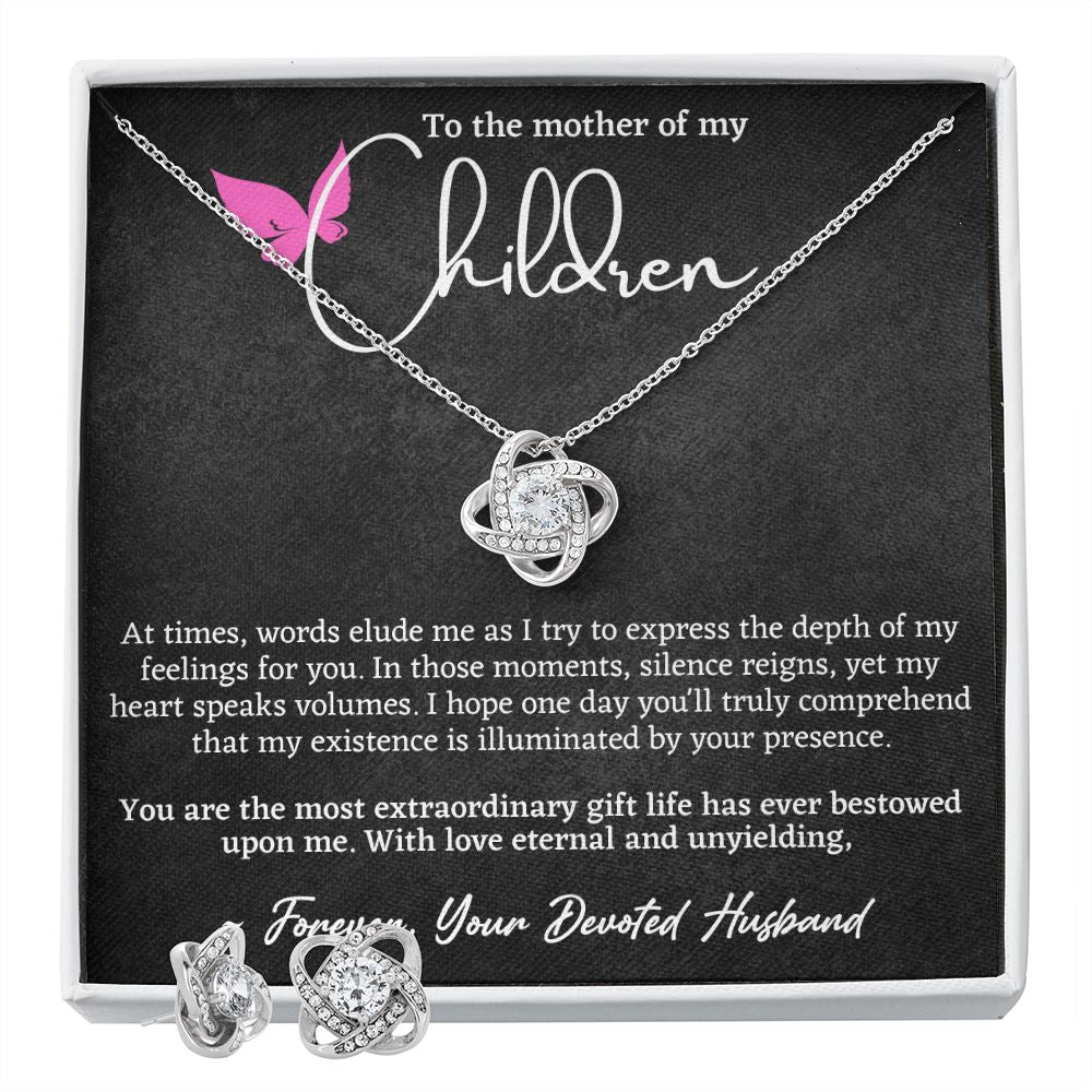 Cosmic Harmony Pendant with earrings