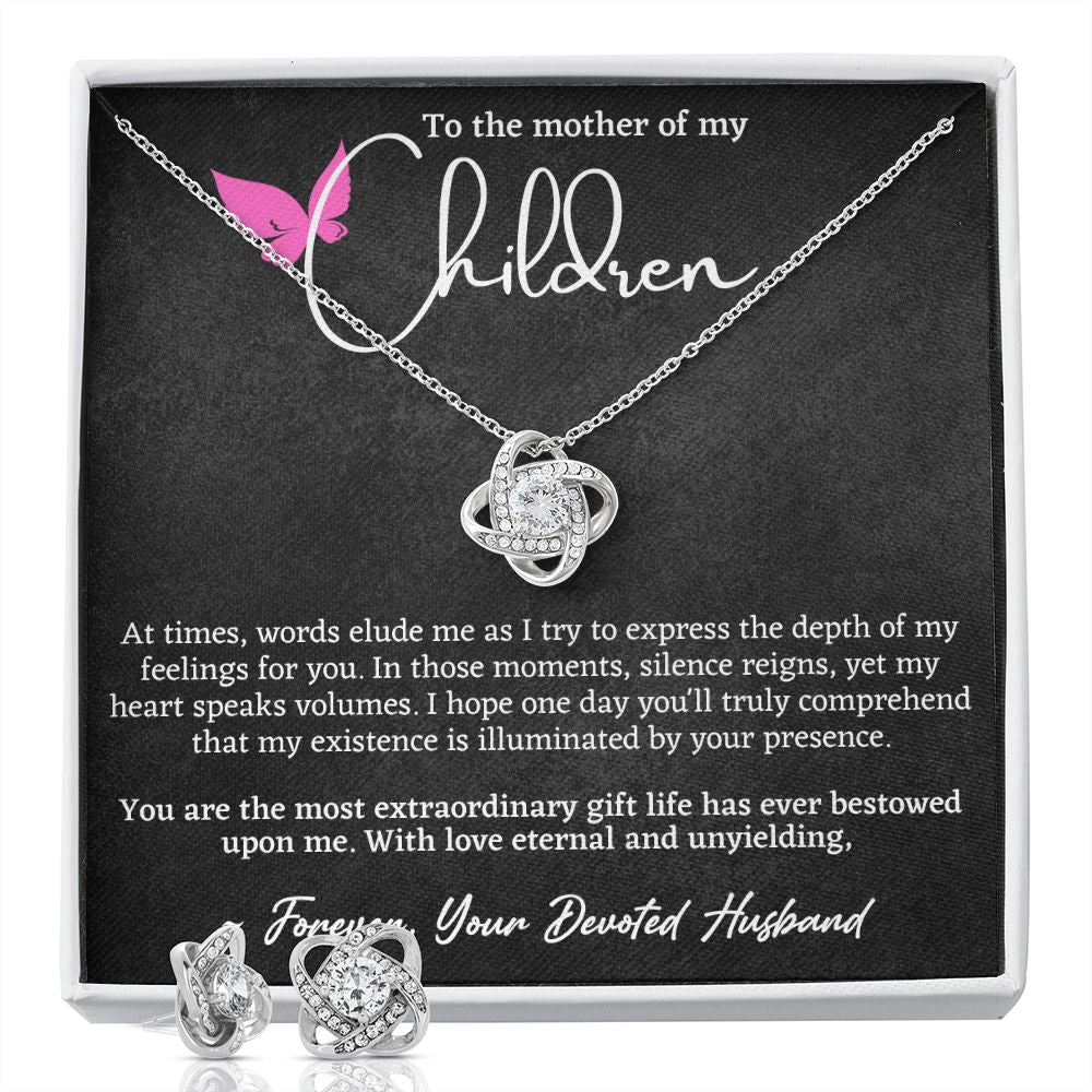 Cosmic Harmony Pendant with earrings