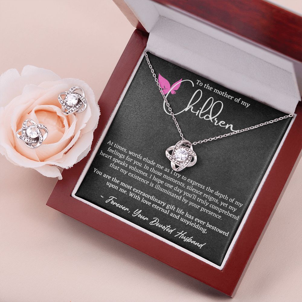 Cosmic Harmony Pendant with earrings