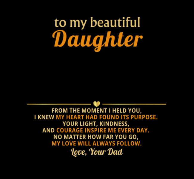 To My Beautiful Daughter Heart Necklace - Luxury Gift Box Set - Sterling Silver Forever Love Jewelry - Birthday Christmas Gift