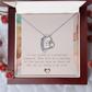 A True Friend Necklace – Elegant Silver Pendant - forever love necklace