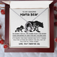 Personalized "Mama Bear" Necklace, Sentimental Mom Gift, Birthday Jewelry - Forever Love