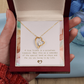 A True Friend Necklace – Elegant Silver Pendant - forever love necklace