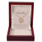 To My Amazing Mom Heart Necklace
