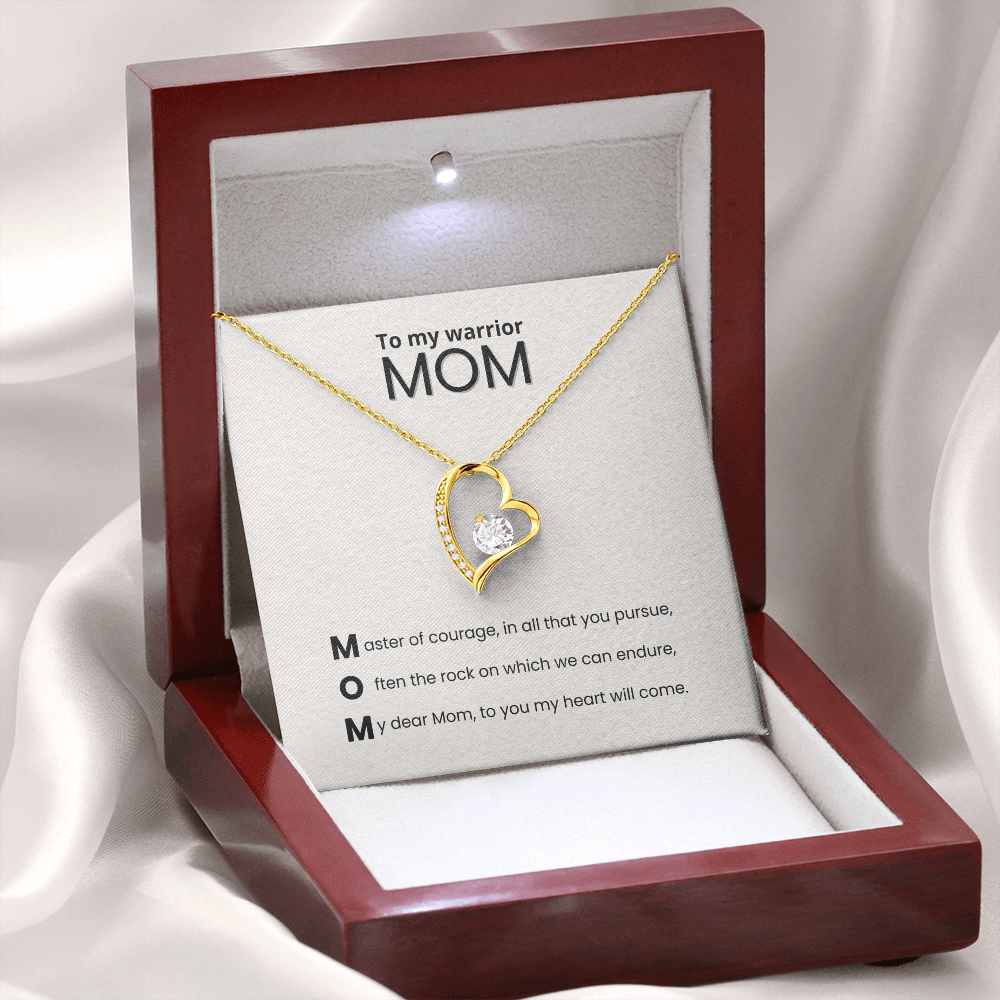 MOM acrostic necklace