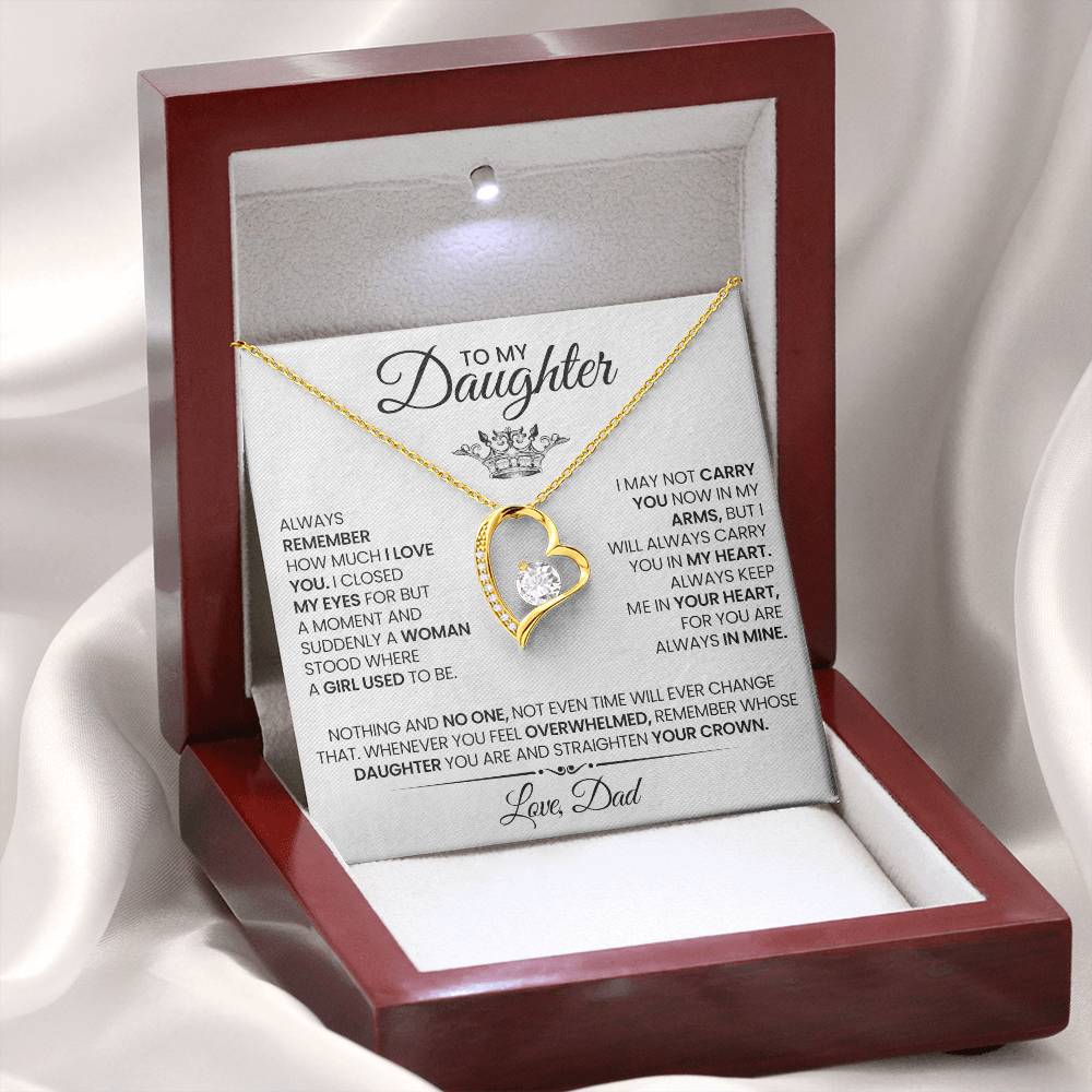 To My Daughter Necklace from Dad ⭐⭐⭐⭐⭐