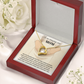 Amazing New Mom Necklace - Baby Footprint Heart Pendant, Expecting Mother Gift