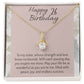 Elegant Necklace for Sister - Graceful Sparkling Jewelry Gift
