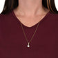 To My Wife - Romantic Gold Necklace with Heartfelt Message Card, Perfect Anniversary or Birthday Gift from Husband