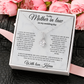 Personalized Mother In Law Necklace, Birthday Gift for Mom In Law, Custom Mother In Law Wedding Gift - Alluring Beauty