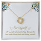 For Myself Necklace – Elegant Silver Knot Pendant, A Symbol of Self-Love and Joy