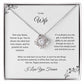 To My Wife Anniversary Necklace