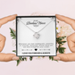 To My Badass Niece - Dazzling Forever Love Necklace with Inspirational Message Card, Birthday, Graduation, or Just Because Gift