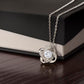 To my wife necklace with message card - gift card