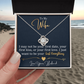 "To My Wife" Love Knot Necklace, Romantic Gift for Wife, Anniversary Jewelry