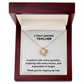 Teacher Appreciation Gift Necklace | Gold Love Knot Jewelry | Thank You Teacher Gift | End of Year Present