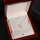 A True Friend Necklace – Elegant Silver Pendant - Love knot necklace