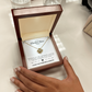 To My Badass Niece - Dazzling Forever Love Necklace with Inspirational Message Card, Birthday, Graduation, or Just Because Gift
