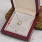 A True Friend Necklace – Elegant Silver Pendant - Love knot necklace