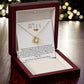 To My Wife Necklace, Gold Knot Pendant, Wife Jewelry Gift,