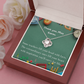 Teacher Gift Necklace | Love Knot Pendant | Teacher Appreciation Jewelry | School Gift | Educational Professional Present