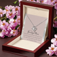 To "My Beautiful Mom" Love Knot Necklace, Heartfelt Mom Gift, Mother's Day Jewelry