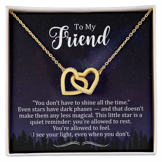 Friendship Anchor Necklace - "You're My Anchor" Gift for Amazing Friend, Best Friend Jewelry