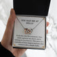 You Had Me at Hello - Interlocking Hearts Necklace with CZ Crystals