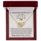 Personalized Wife Mother's Day Necklace, Choice of 6 Styles, Husband to Wife, Appreciation Jewelry