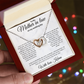 Personalized Mother In Law Necklace, Birthday Gift for Mom In Law, Custom Mother In Law Wedding Gift - Interlocking Heart