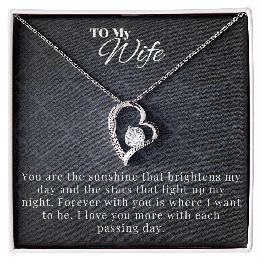 You are the sunshine /  to my wife