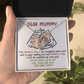 Dear Mummy - Mother's Day Necklace from Baby Bump - Gift for Mom-to-Be, Pregnancy Gift