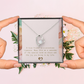 A True Friend Necklace – Elegant Silver Pendant - forever love necklace